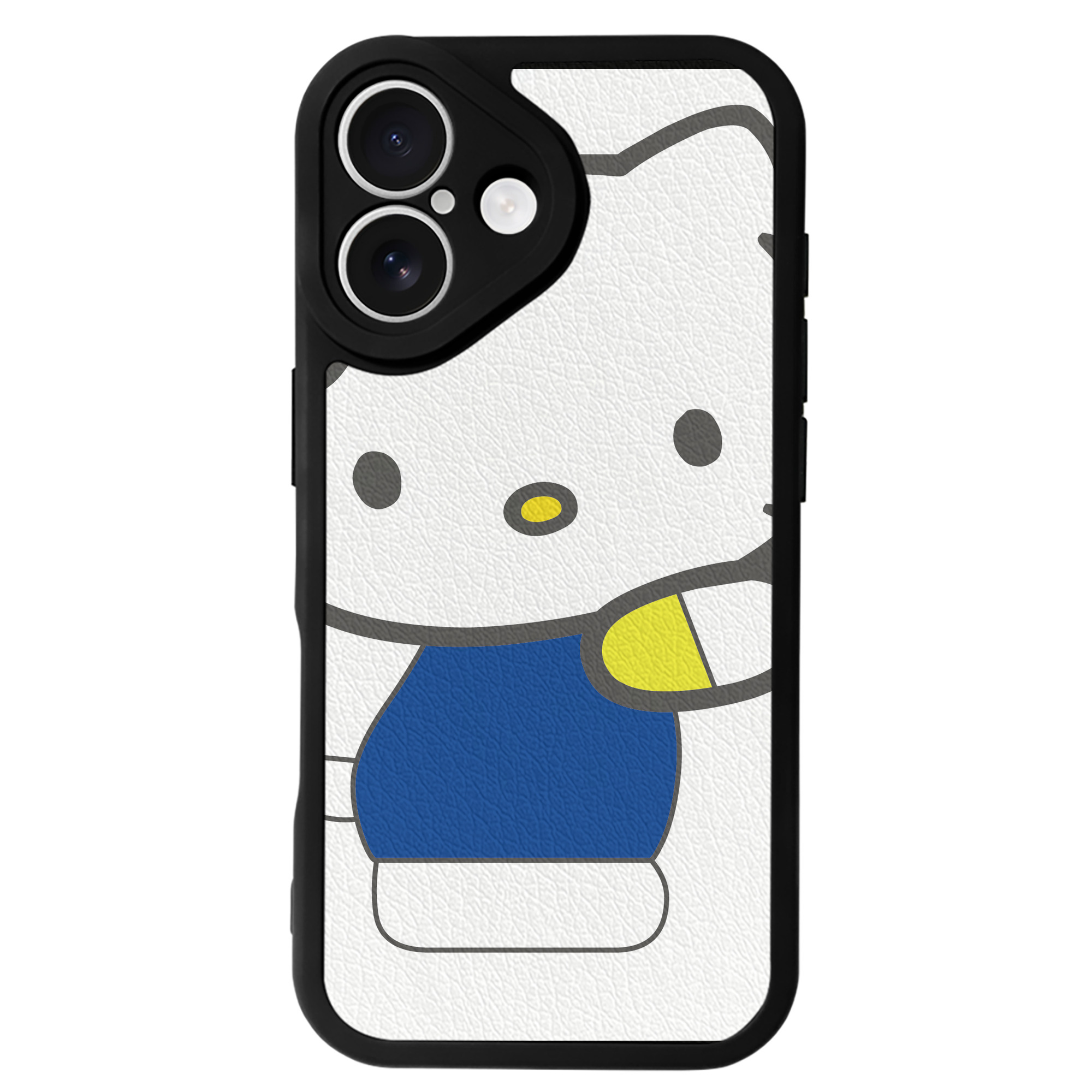（画像用） Hello Kitty ハローキティ 【iPhone 16シリーズ対応】シリコンスマホケース（レザー調） 材質：シリコン